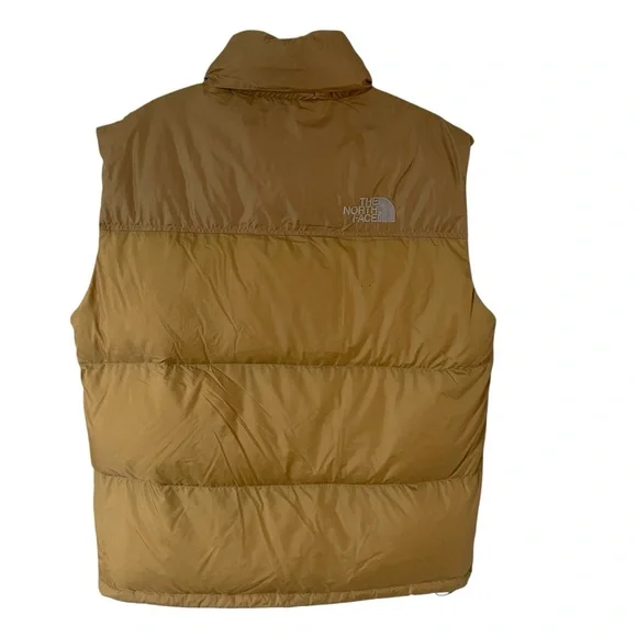 The North Face Nuptse Tan Puffer Jacket Insulated Hooded Man Size XL